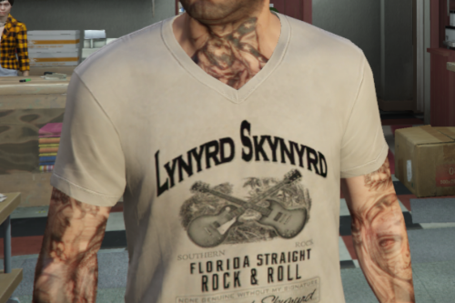 Lynyrd Skynyrd t-shirt for Trevor 